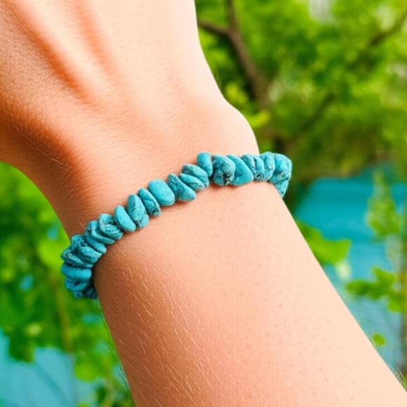 Vintage Jewelry - Turquoise Nugget Bracelet